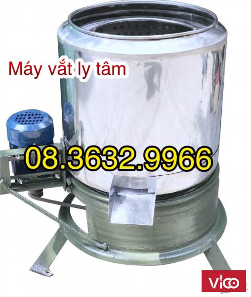Máy vắt ly tâm, vắt nghệ, vắt rau má inox
