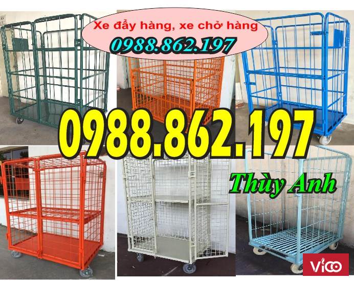 lồng xi mạ, sọt trữ hàng, sọt thép, ban long thep, lồng thép đựng hàng