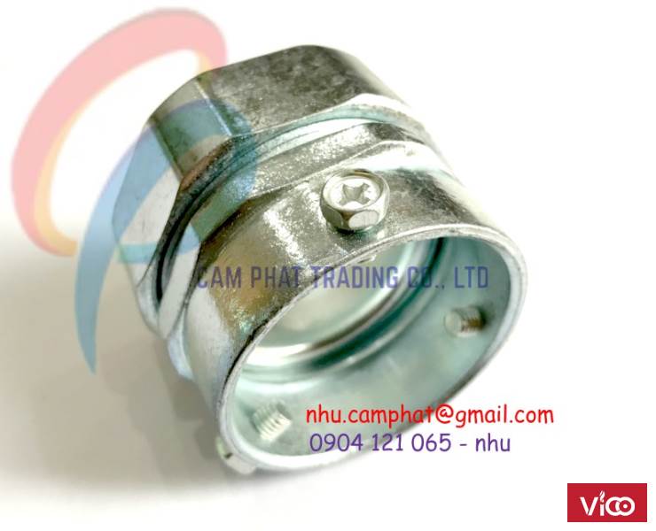 Phụ kiện ống ruột gà. Đầu nối ống ruột gà lõi thép
