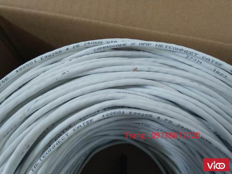 Cáp mạng Cat5e UTP COMMSCOPE mã PN 62195902 hàng có sẵn