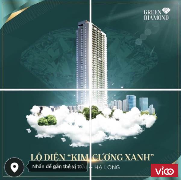 Green Diamond Viên kim vương xanh giữa lòng di sạn vịnh Hạ Long view biển tuyệt đẹp giá hợp lí