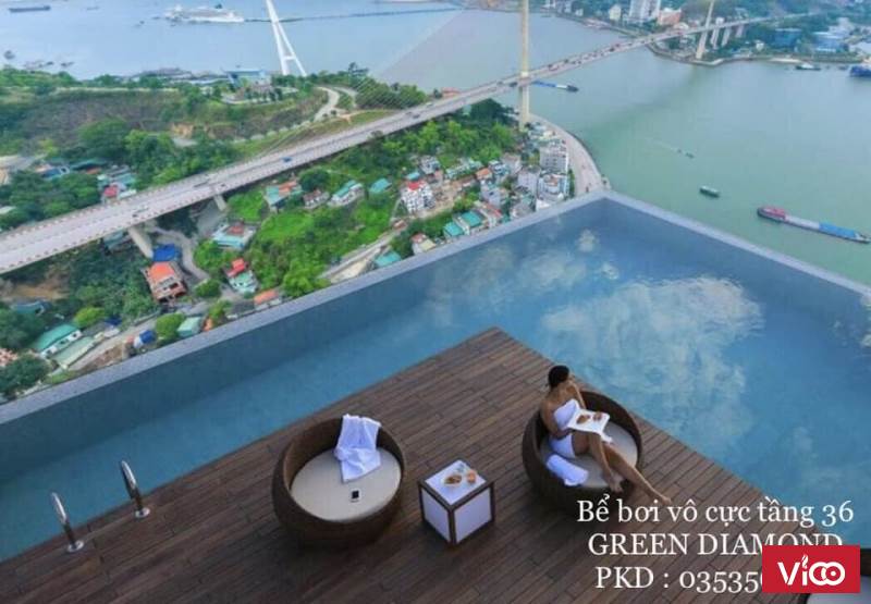 Green Diamond Viên kim vương xanh giữa lòng di sạn vịnh Hạ Long view biển tuyệt đẹp giá hợp lí