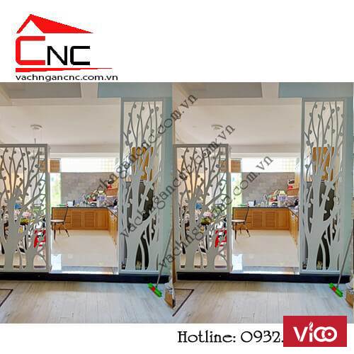 vách ngăn phòng bếp cnc đẹp,đa năng,tiện lợi cho nhà ở