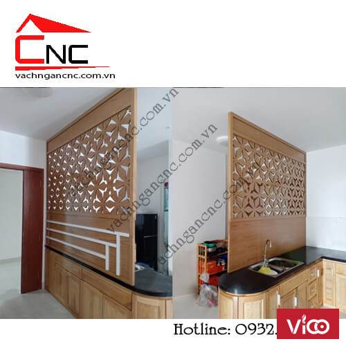 vách ngăn phòng bếp cnc đẹp,đa năng,tiện lợi cho nhà ở