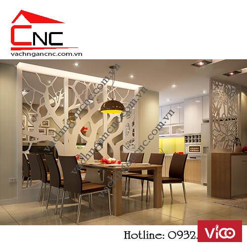 vách ngăn phòng bếp cnc đẹp,đa năng,tiện lợi cho nhà ở