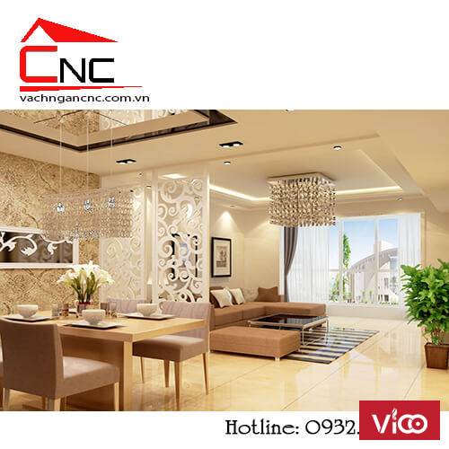 vách ngăn phòng bếp cnc đẹp,đa năng,tiện lợi cho nhà ở