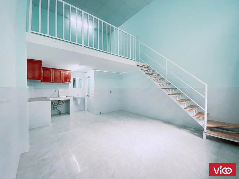 Căn hộ 36m2, có gác, bếp và sân vườn cạnh CC hoàng quốc việt
