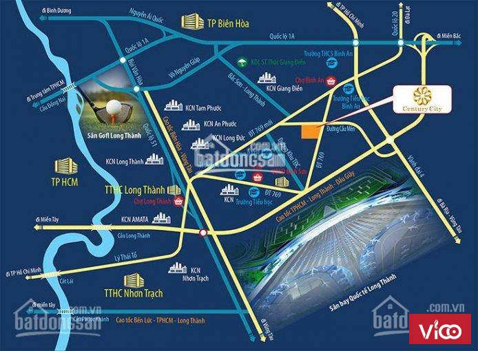 SIÊU DỰ ÁN SÂN BAY QUỐC TẾ LONG THÀNH CENTURY CITY CỦA KIM OANH GROUP 17TR/M2 NGÂN HÀNG OCB HỖ TRỢ