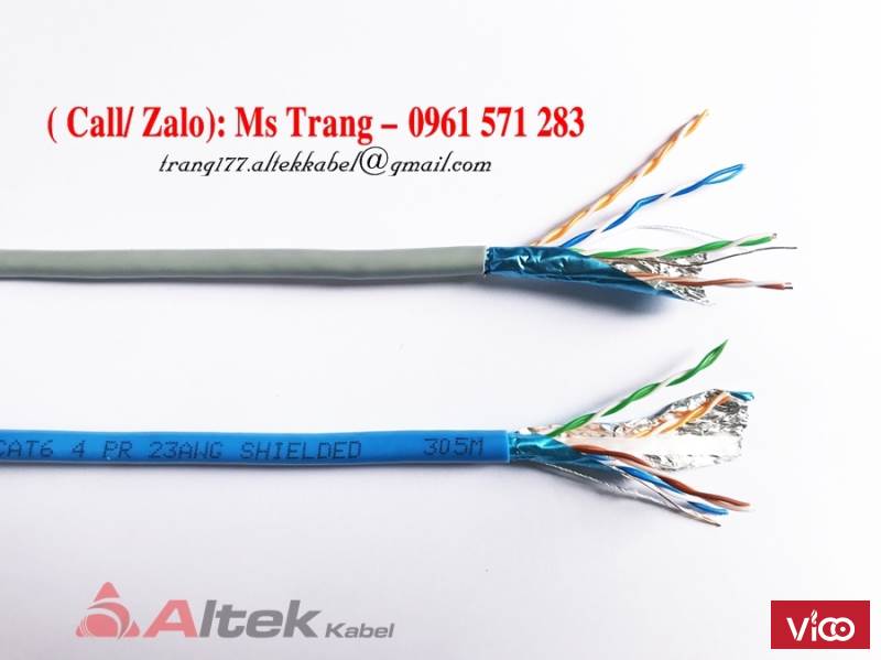 Cáp mạng Altek Kabel cat5e, cat6 chính hãng