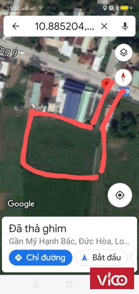 3321m2 đất Mặt tiền Tỉnh Lộ 9, Mỹ Hạnh, Đức Hòa, Long An giá 9.5 tỷ