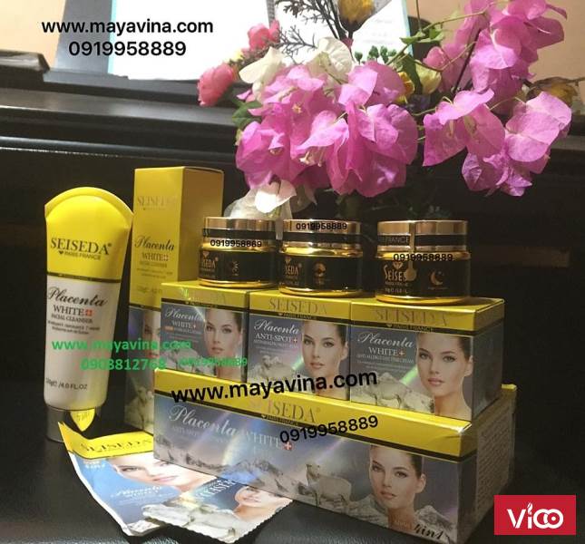 Bộ sản phẩm chăm sóc da Seiseda CỪU trị nám, trị mụn liền sẹo