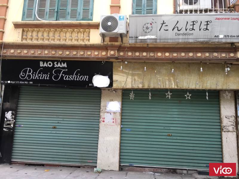 Cho thuê nhà mặt ngõ 575 Kim Mã, Mặt tiền 8m, giá 23,3tr/tháng