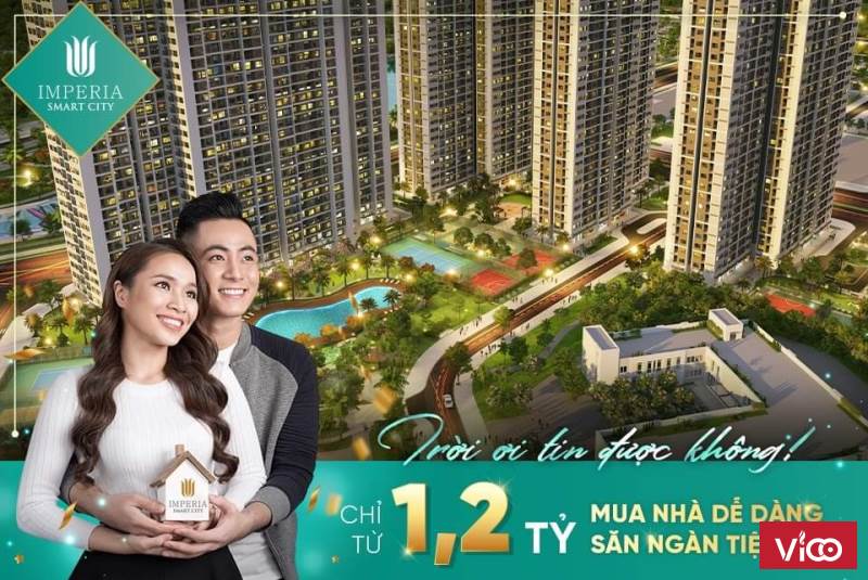 BÁN CĂN HỘ CAO CẤP VINHOMES SMART CITY DỰ ÁN IMPERIA, CHIẾT KHẤU NGAY 10%, LH 0968.446.889