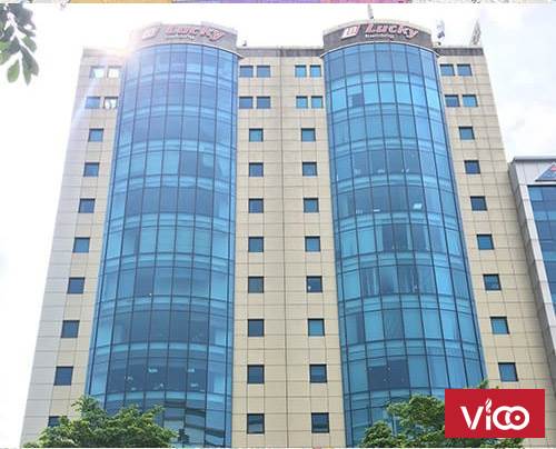Cho thuê gấp tòa Lucky Building Cầu Giấy 237m2