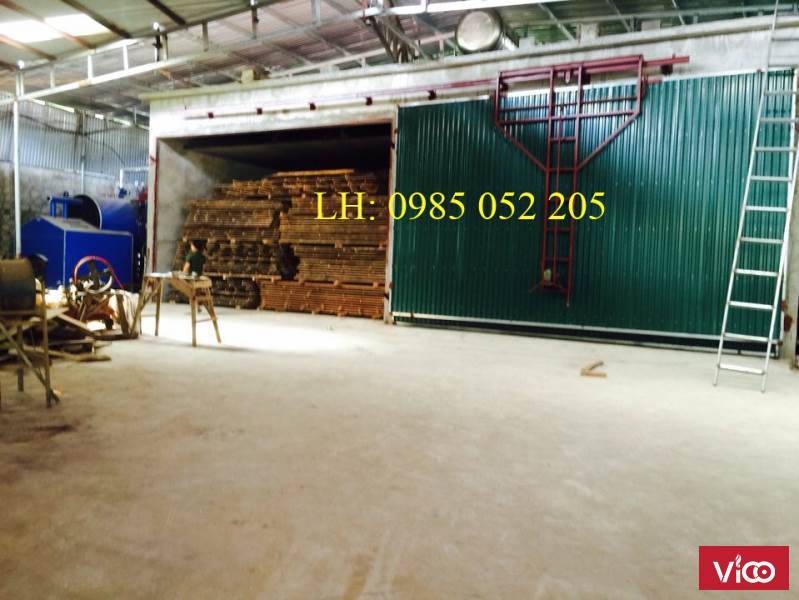 Lò sấy gỗ công nghiệp