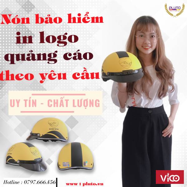Đặt nón bảo hiểm in logo theo yêu cầu ở TPHCM