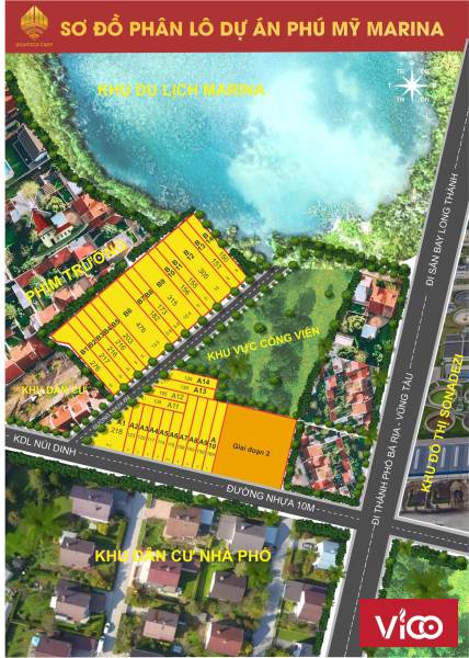 MỞ BÁN DỰ ÁN PHÚ MỸ MARINA SỔ HỒNG TRAO TAY GIÁ CHỈ 800 TRIỆU/NỀN