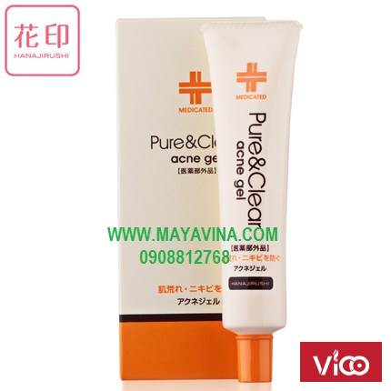 Kem Trị Mụn Hanajirushi Acne Gel Pure Clear