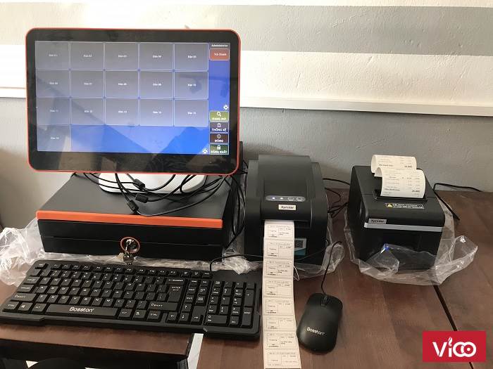 Lắp đặt Combo máy tính tiền chuyên nghiệp giá rẻ cho quán Lẩu