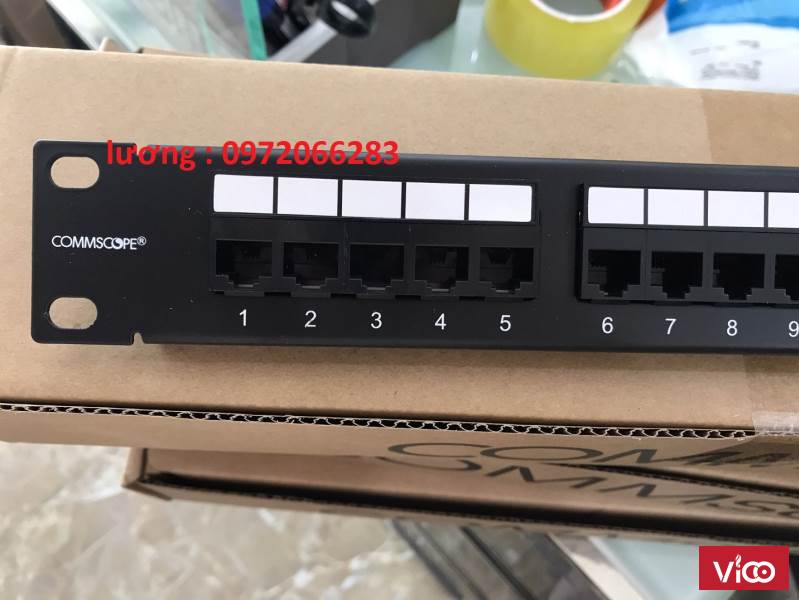 Thanh đấu nối Patch Panel RJ11 Cat3 TELEPHONE 50port (Thanh đấu nối điện thoại 50 cổng)