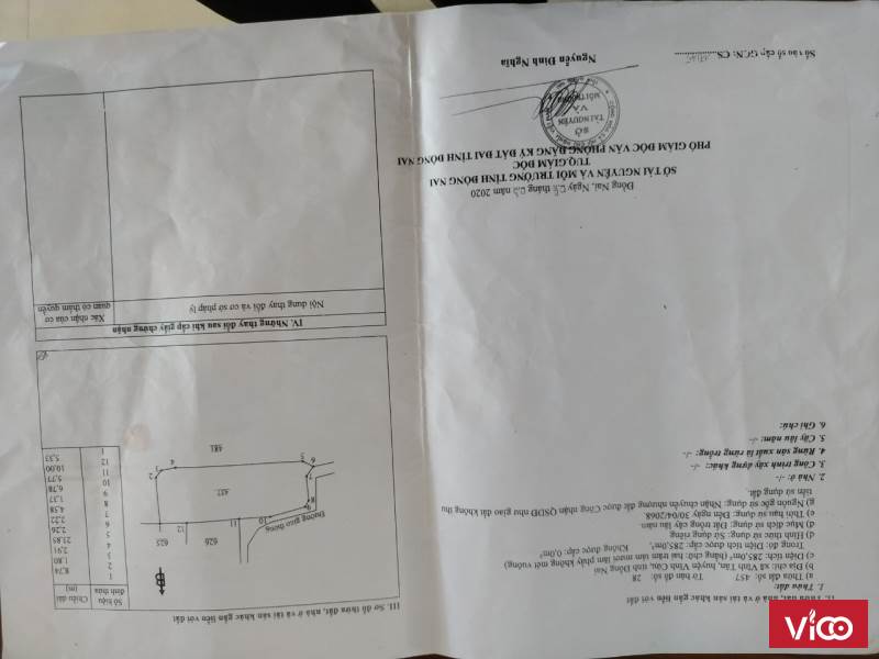 Bán gấp lô đất 4727m2 tại xã Vĩnh Tân 4,8 tỷ ĐÃ CÓ THỔ CƯ