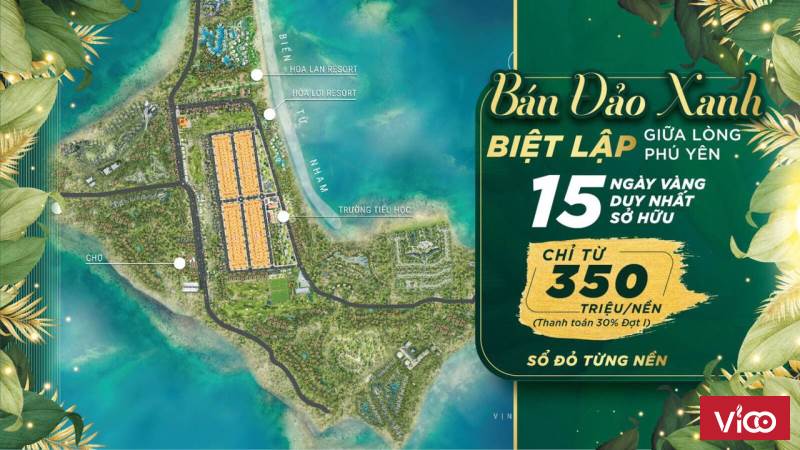 SUẤT NGOẠI GIAO ĐẤT NỀN VEN BIỂN KHU DU LỊCH HOÀ LỢI PHÚ YÊN