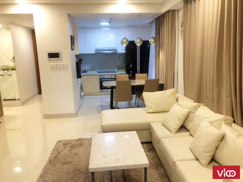 Cho Thuê Căn Hộ The Manor 2 Phòng Ngủ,DT 100m2,Full Nội Thất Đẹp, Có Ban Công, Giá 16 Triệu/Th,BP