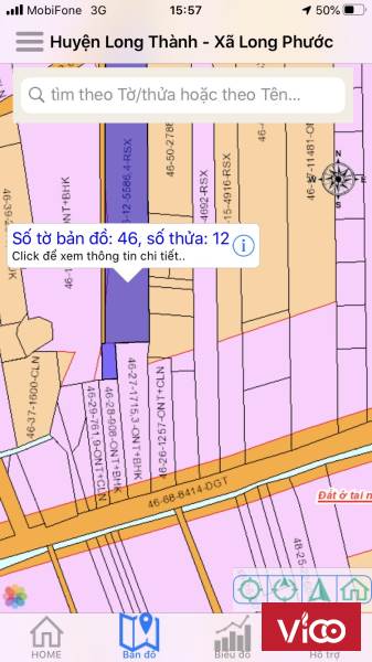 Bán lô đất 11000m2 ,3 mặt tiền rẻ hơn so với giá khu vực. Ngay trung tâm thương mại Sân Bay Long