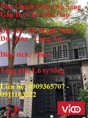 Nhà Chính Chủ Cần Sang Gấp Do Cần Tiền Gấp