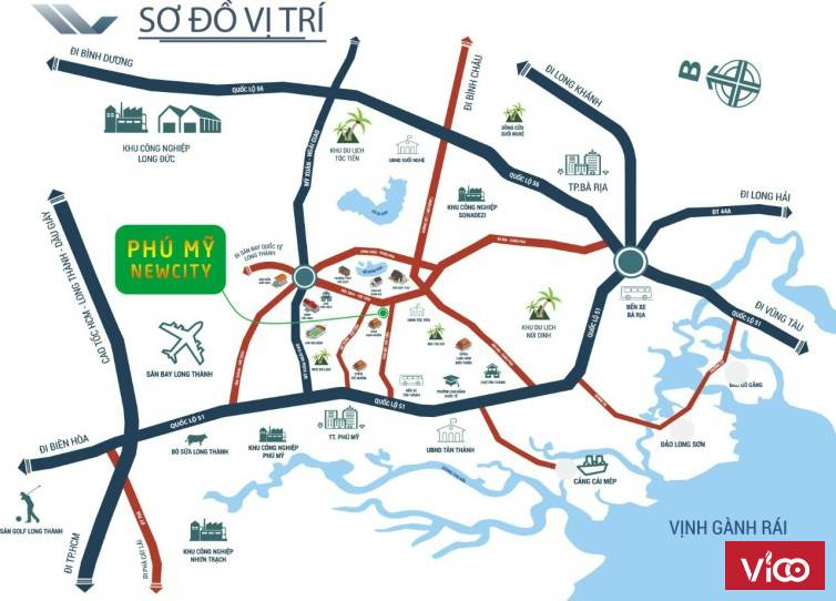 BÁN ĐẤT NỀN THỔ CƯ DỰ ÁN PHÚ MỸ NEW CITY