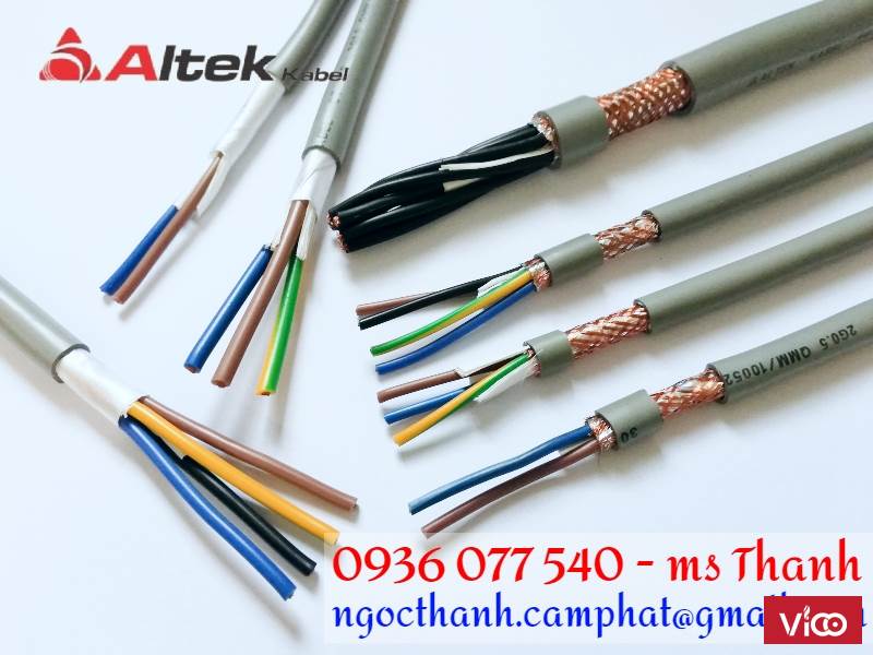 Cáp điều khiển, cáp tín hiệu 3x0.75 SQmm Altek Kabel CT500 3G0.75 MM2