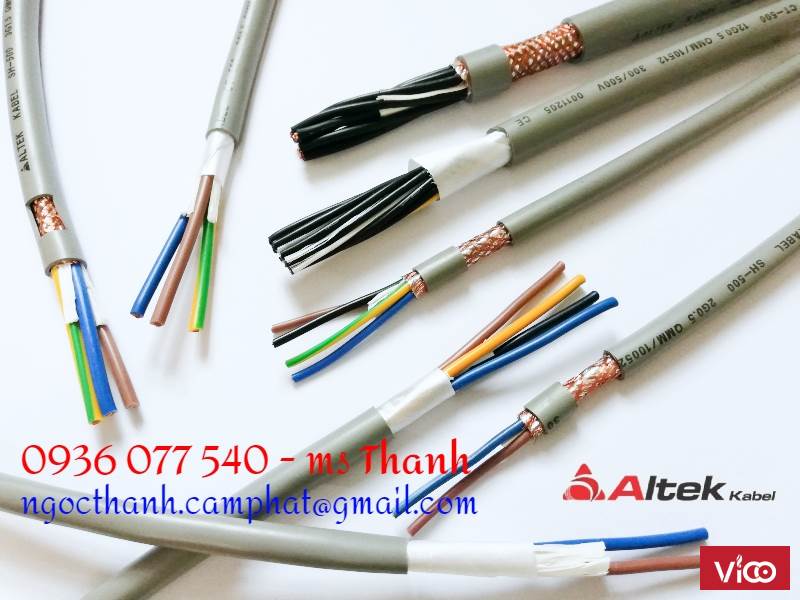 Cáp điều khiển, cáp tín hiệu 3x0.75 SQmm Altek Kabel CT500 3G0.75 MM2
