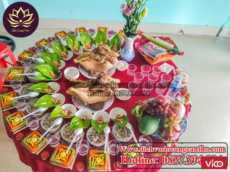 Dịch vụ mâm cúng đầy tháng bé trai uy tín tại Cần Thơ hotline 0827.394.394