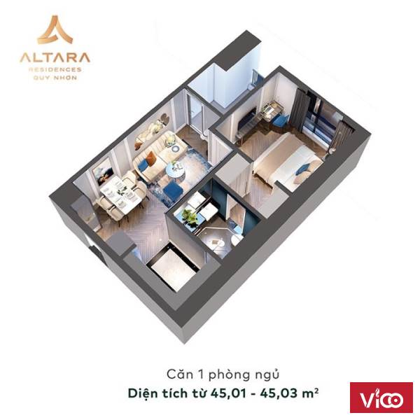 Cho thuê nhà nguyên căn tại Quy Nhơn, Căn hộ Altara Quy Nhơn