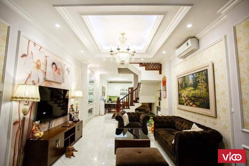 Nhà Khu phân lô VIP Phương Mai, ngõ to 2 ô tô tránh nhau, ngõ thông, 70m2 X 4 tầng, 13,8 tỷ