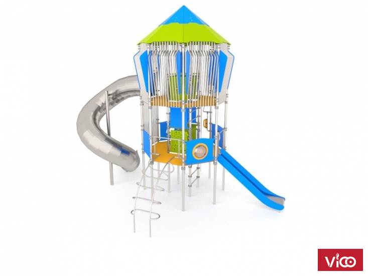 Tháp trò chơi Aquarius 1692 Thiết bị sân chơi đẳng cấp