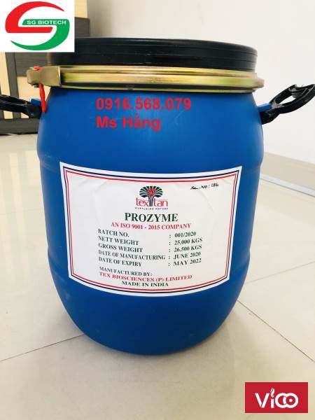 Prozyme Enzyme chuyên tẩy nhớt bạt hiệu quả.