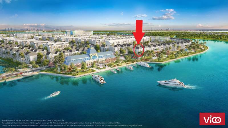 Biệt thự ĐƠN LẬP 2 MẶT TIỀN view Sông Tắc,Bến Du Thuyền ĐẲNG CẤP NHẤT V3181