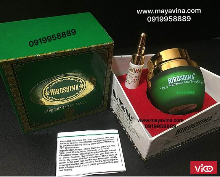 HIROSHIMA chuyên Trị Mụn Nám Tàn Nhang Lão Hóa