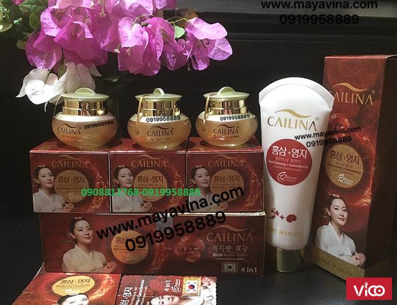 Cailina Bộ 4 Sản Phẩm Chăm Sóc Da