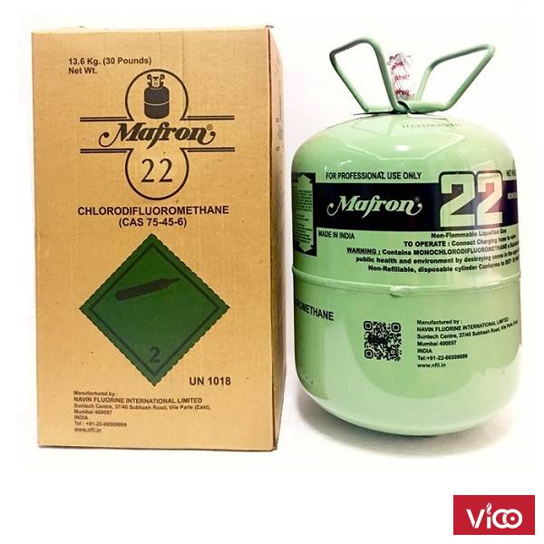 Gas lạnh R22 Mafron 13,6kg Đại lý gas lạnh