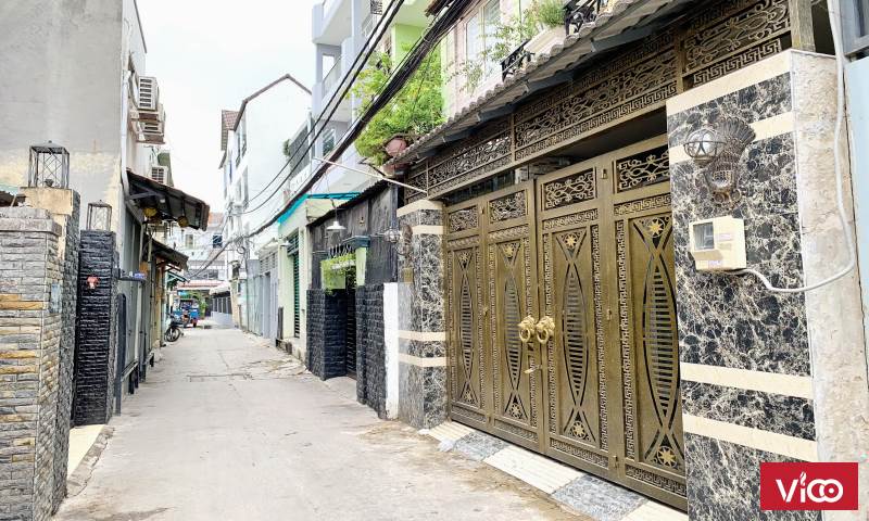 Biệt thự đác vàng tuyệt đẹp vừa hoàn thiện hẻm Huỳnh Tấn Phát, Q7, TPHCM