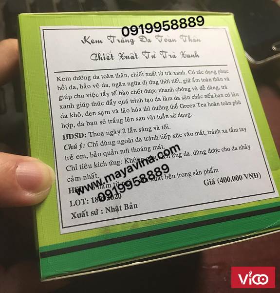 SEEYA Green Tea Dưỡng Trắng Toàn Thân (body trà xanh)