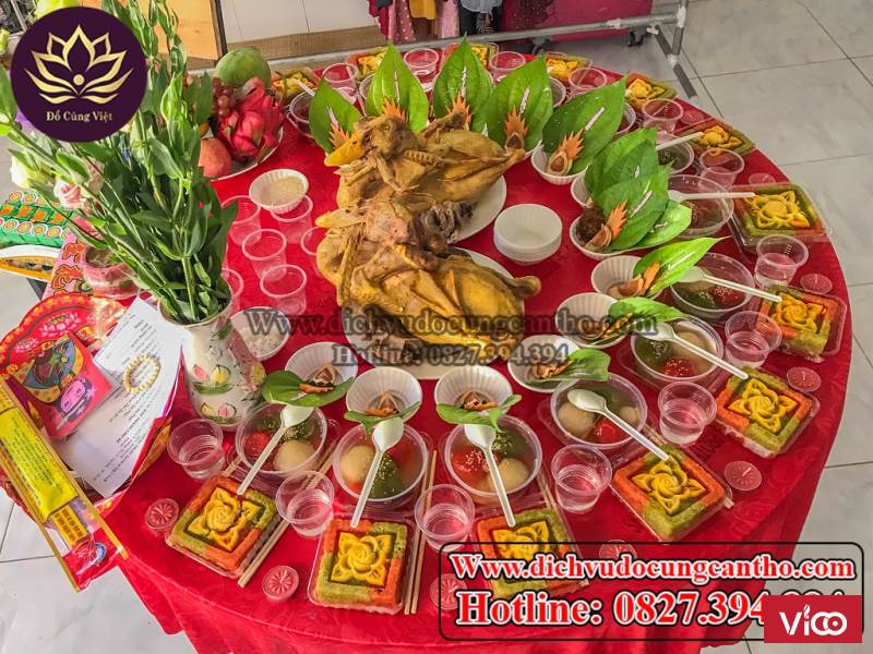 Dịch vụ mâm cúng thôi nôi bé gái tại Cần Thơ hotline 0827.394.394