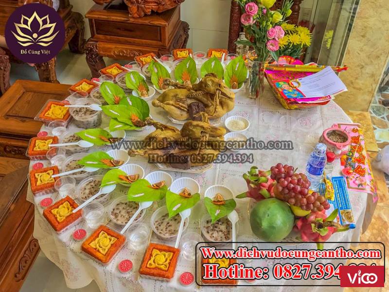 Dịch vụ mâm cúng thôi nôi bé trai tại Cần Thơ hotline 0827.394.394
