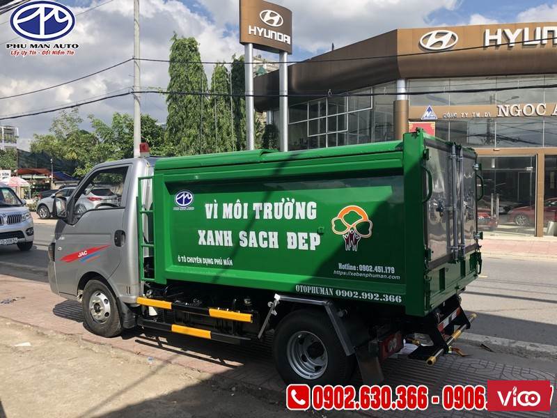Mua Xe ben chở rác mini hiệu Jac 3.5 giá rẻ ở đâu