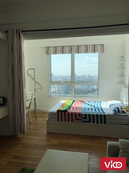 STUDIO THE MANOR CHỈ VỚI 8 TRIỆU NỘI THẤT FULL ĐẸP, 2 CỬA SỔ. VIEW ĐẸP.0906672876