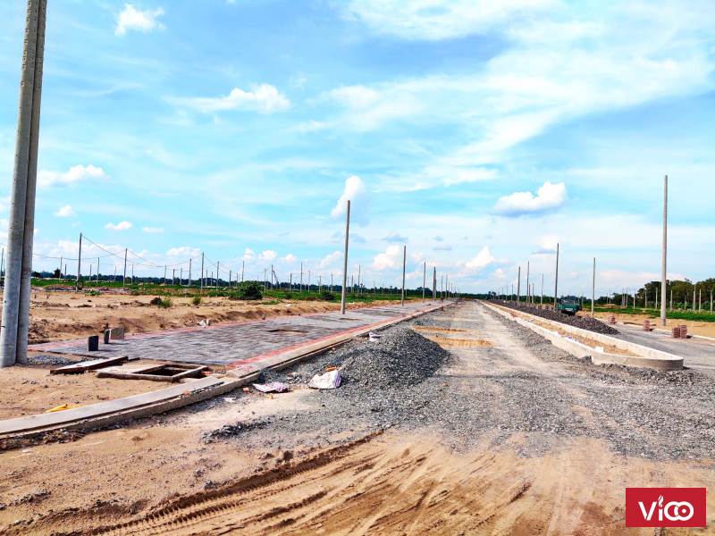 Đất thổ cư 80m2 (5x16) giá rẻ tại thủ phủ công nghiệp miền tây