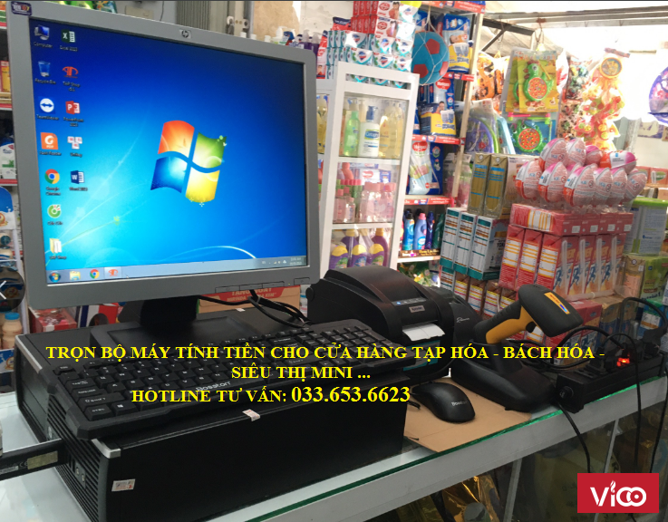 Bán máy tính tiền cho cửa hàng, shop, tạp hóa ở TpHCM