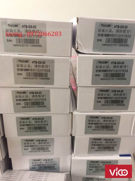 Bộ chuyển đổi 2 sợi Converter quang điện Netlink HTBGS03 loại 10/100/1000